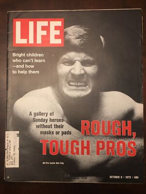 LIFE Magazine October 6, 1972 Rough, Tough Pros