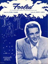 Sheet Music Fooled Perry Como By Curtis Tauber 1955 Harms, Inc.