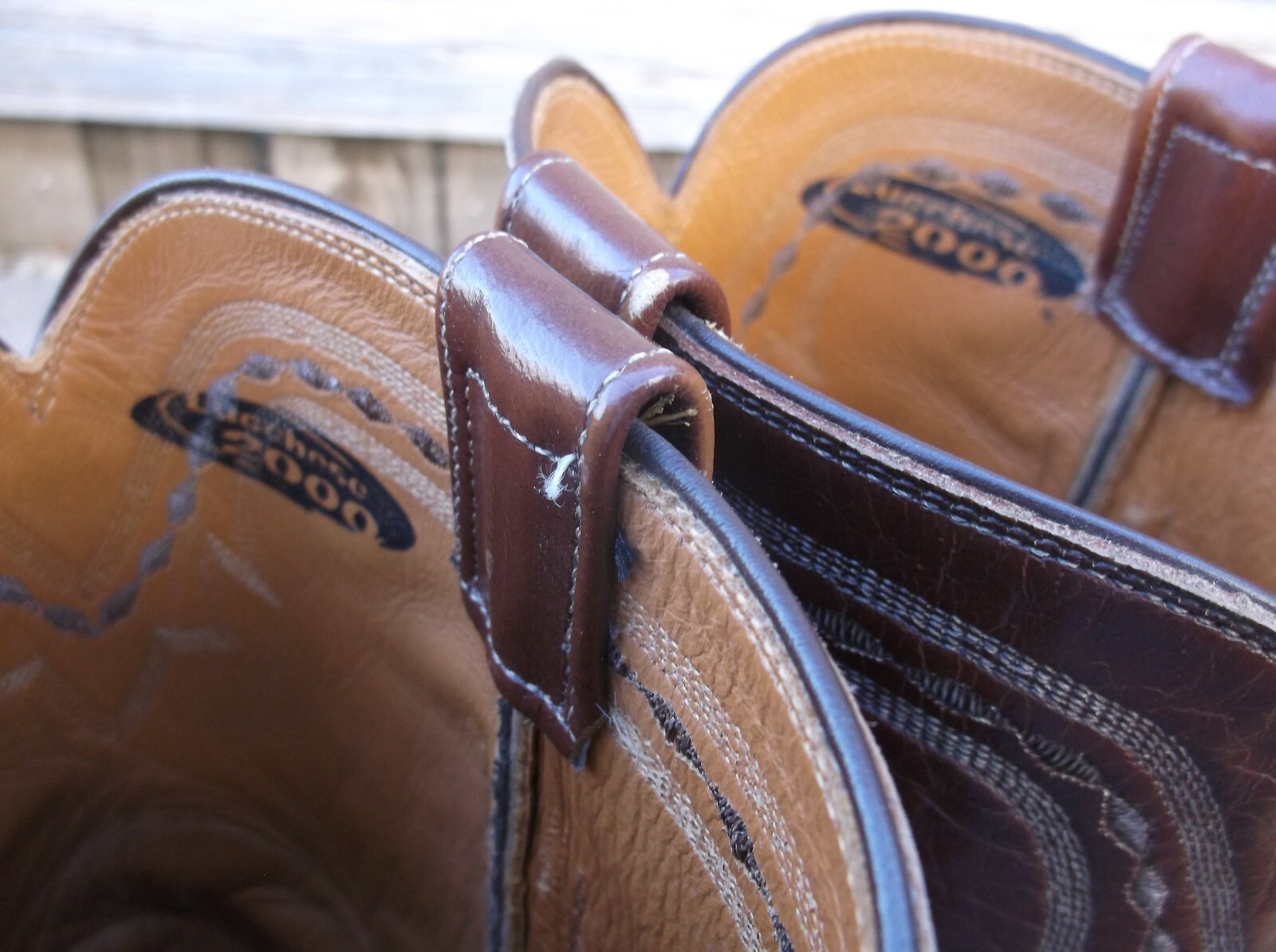 LUCCHESE 2000 Peanut Brittle Exotic FQ Ostrich Roper Cowboy Boots 81/2