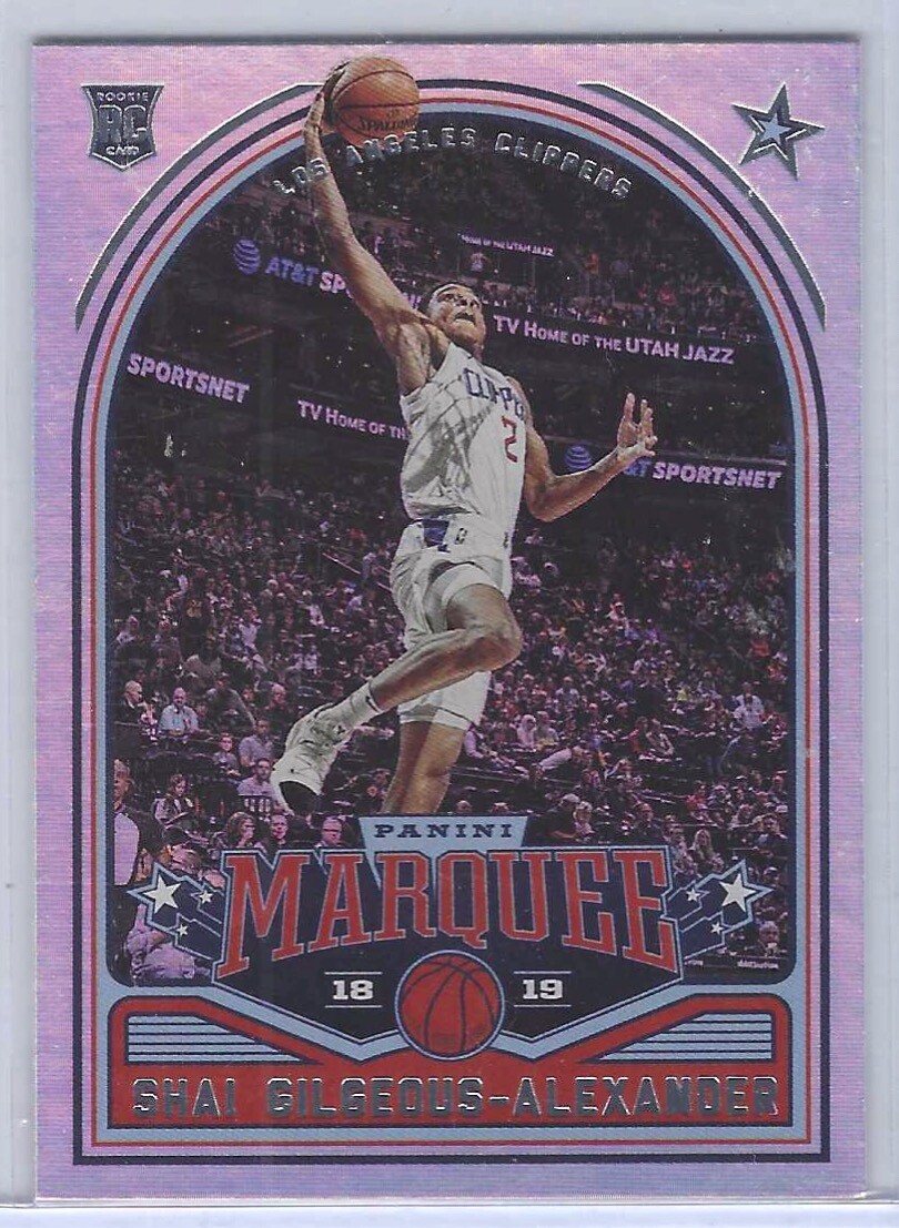 Shai Gilgeous-Alexander RC直書きサイン 2018-19 Prizm Shai Gilgeous-Alexander Mosaic On Card Rookie