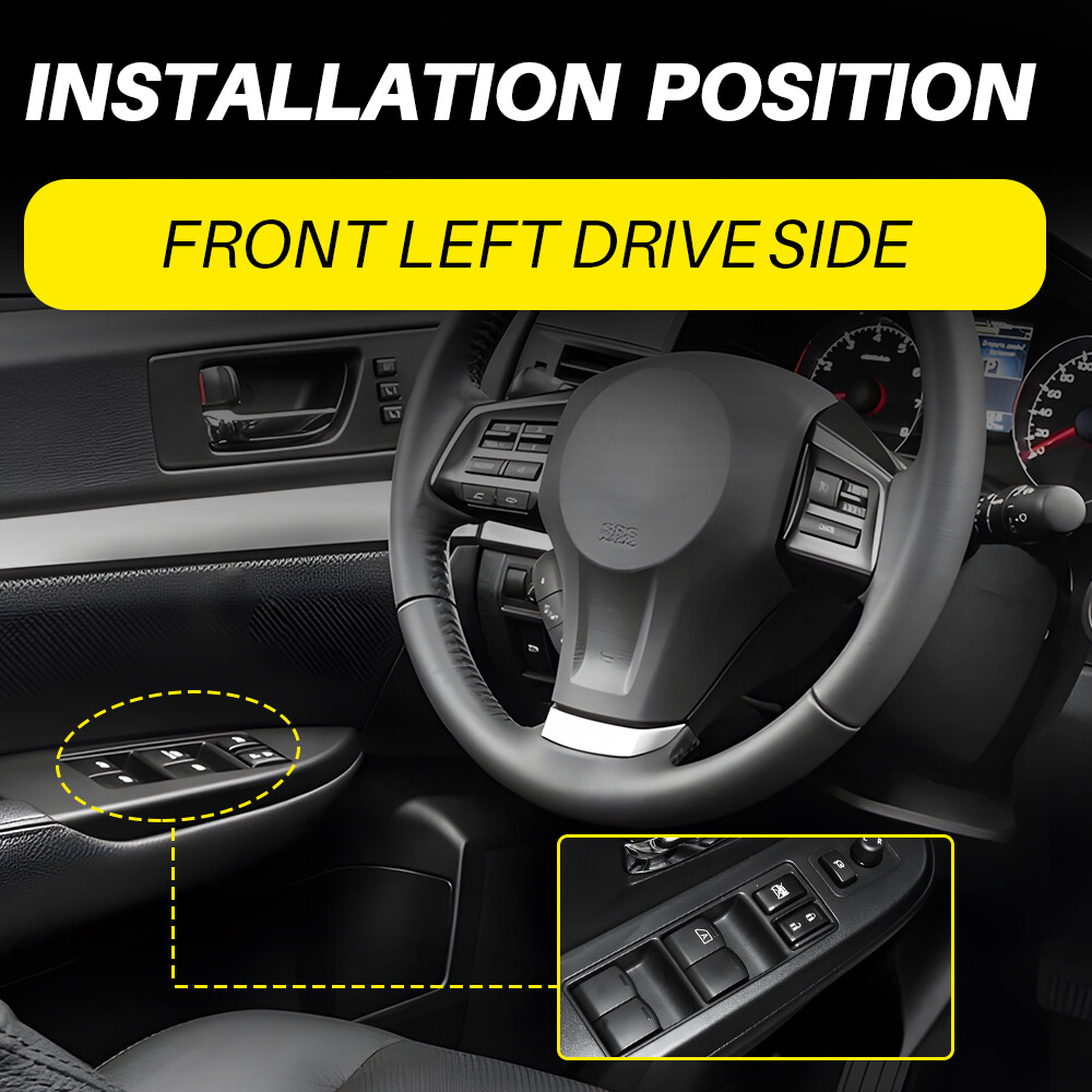 FOR 10-12 SUBARU LEGACY OUTBACK DRIVER SIDE MASTER POWER WINDOW CONTROL SWITCH B