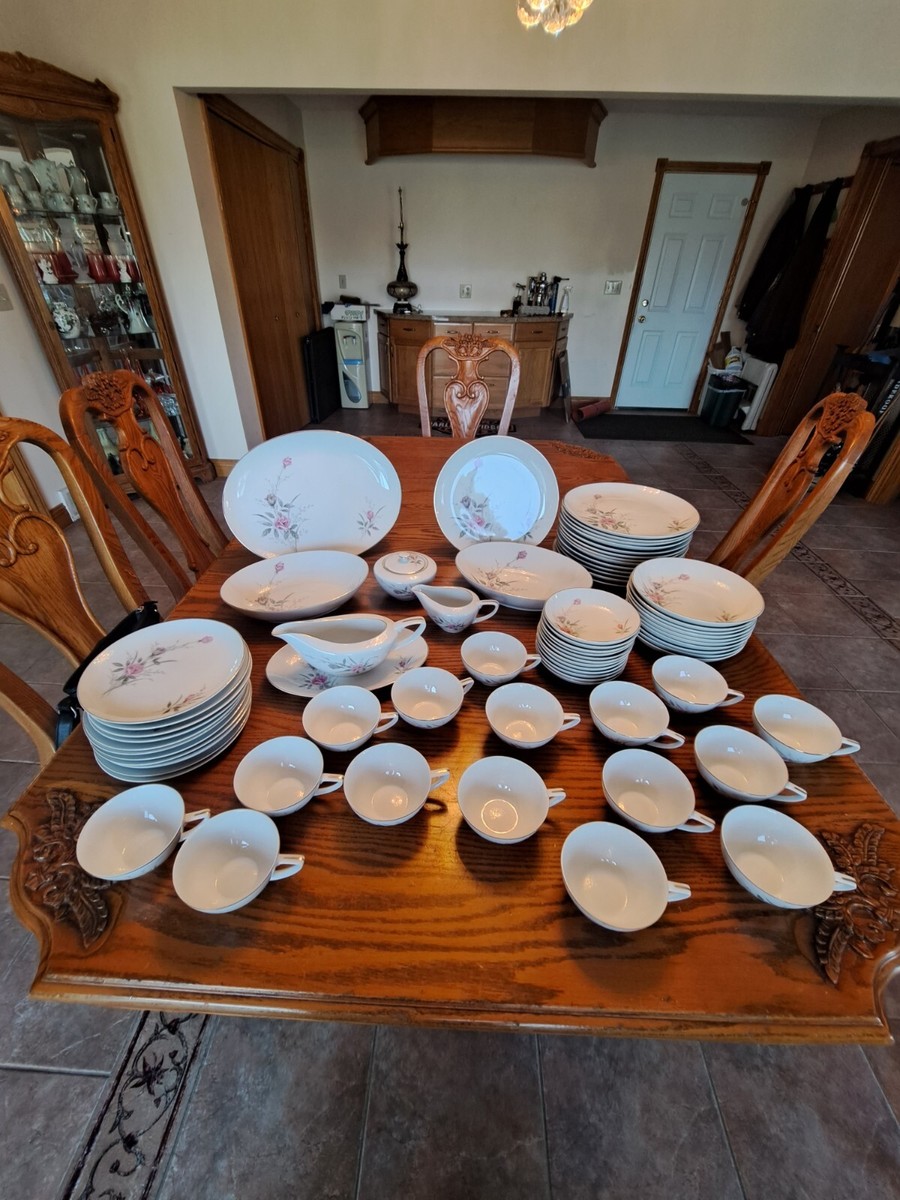 Golden Rose Vintage Porcelain Fine China OF Japan 71 Piece