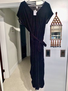 gap velvet jumpsuit