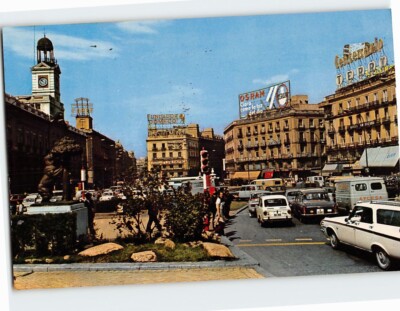 Postcard Puerta del Sol Madrid Spain