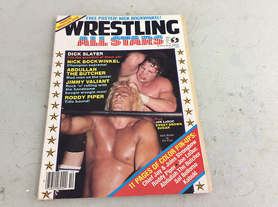 Wrestling All Stars October 1983 1st Premier Issue Flair Slater Cover!