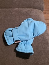 Waterproof Lined Adjustable Snow Mittens for Kids Size 7-16 Winter Gloves