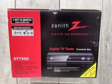 Zenith Digital TV Tuner Converter Box DTT900 New Open Box See Pictures