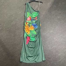 FARM RIO X Anthropologie One-Shoulder Midi Dress Women's Size S