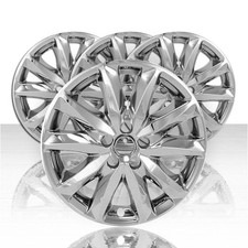 4 Chrome 18 Wheel Skins Hub Caps Rim Covers For Mazda 3 Grand Touring 2017 2018