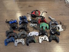 Mixed Controller Lot PS2 PS1 PS3 Xbox 360 Swi...