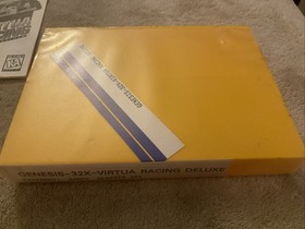 Virtua Racing Deluxe Sega 32X 1994 Blockbuster Case Rental Genesis Game