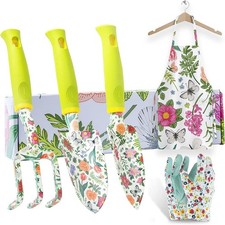 Gartenwerkzeug Set 3 Stück Garten Werkzeug aus Metall mit Blumenkelle Handrechen