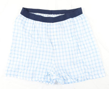 Club Room Mens Cotton Boxer Shorts Light Blue 2XL