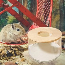 Hámster Baño Inodoro Mascota Baño Casa para Ardillas Animales Pequeños Hurón