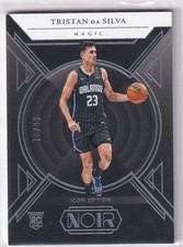 2024-25 Panini Noir NBA No. 190 Tristan Da Silva Rookie 76/99
