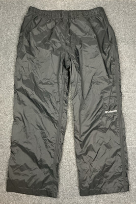 Columbia Omni-Tech Men s XXL Rain Pants Black Waterproof Hiking Outdoors