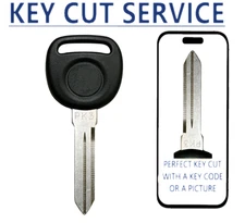 KEY CUT + B99-PT UNCUT GM CADILLAC OLDSM PONTIAC BUICK TRANSPONDER CHIP KEY