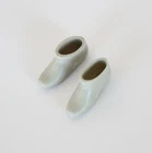Vintage Francie Gray Squishy Go Ankle Boots Shoes Snug Fuzz Barbie Outfit #1813