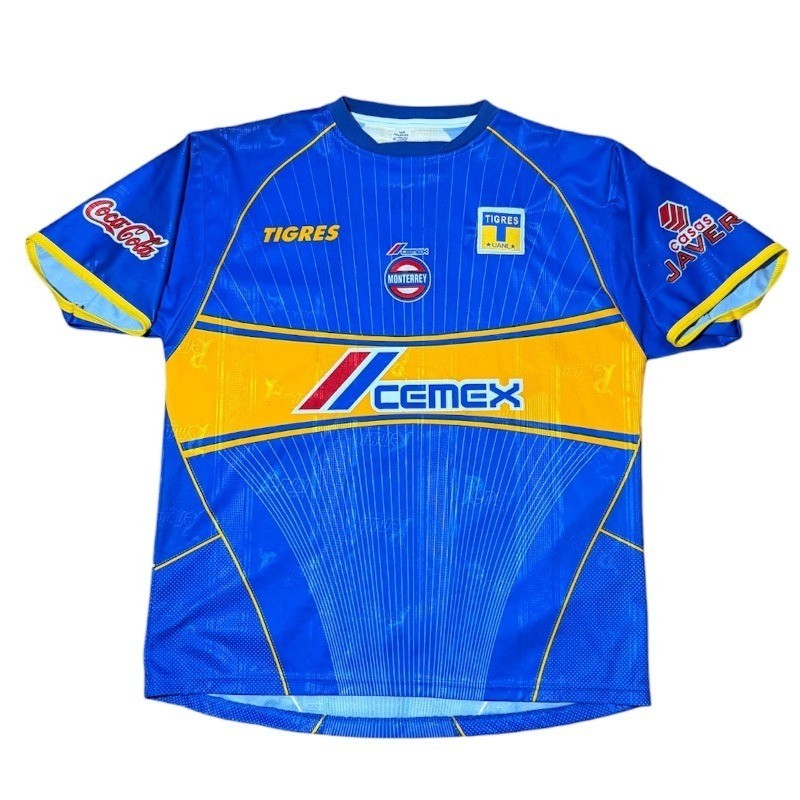 Vintage Y2K 2006 2007 Tigres UANL Soccer Cemex Carta Blanca Monterrey MX Jersey
