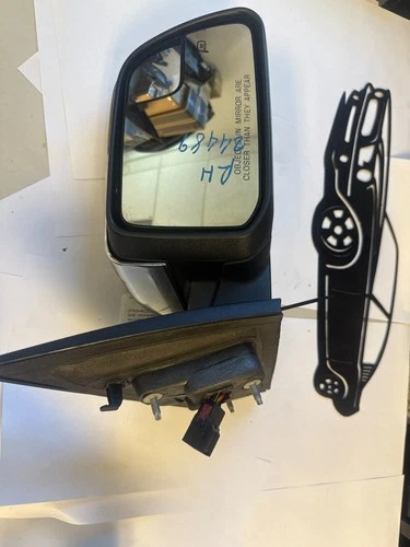 Passenger Side View Mirror Power CHROME Fits 11-14 EDGE