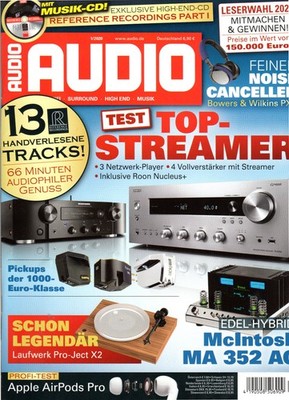 Audio Heft 01/2020 Ohne CD, McINTOSH, CANTON, MARANTZ, QUAD, ONKYO, PRO - JECT