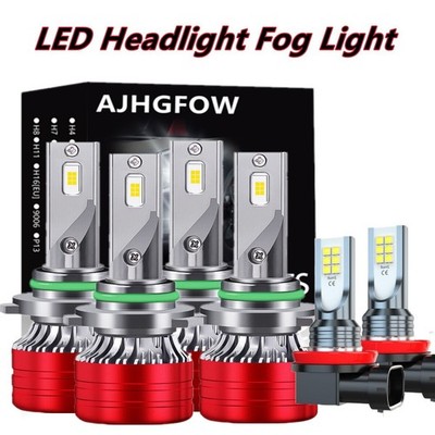 For Nissan Quest 2004- 2008 2009 6X NEW Combo LED Headlights High Low Fog Lights