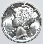 1942 Mercury Dime CHOICE BRILLIANT UNCIRCULATED (K291)