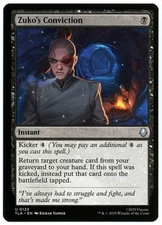 Zuko's Conviction - 0123  - Avatar: The Last Airbender TLA - MTG - NM/M