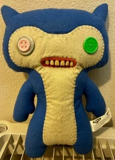 Fuggler Funny Ugly Monster Deluxe Plush Blue 12 inch “Lil' Demon" In Blue