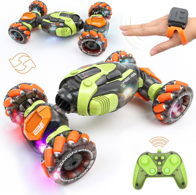 Gesture Sensing RC Stunt Car - Remote & Hand-Controlled Drift Toy for Kids Ages 