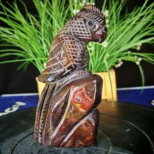 1.98LBTop natural crystal hand carved therapeutic artwork0.90kg