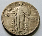 1929 D Standing Liberty Quarter - Denver Issue