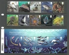 Great Britain #4126-4136 2021 PO Fresh Marine Life Cmplt  Set! ('25 SCV $38.50)