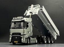 Renault trucks T high evo 4x2 asphalt/sand trailer tipper WSI truck models 1:50