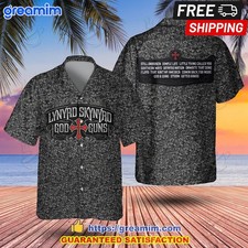 Lynyrd Skynyrd God Guns Hawaiian Shirt