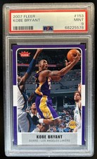2007-08 Fleer Kobe Bryant #153 Lakers PSA 9