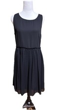 PRINCESS HIGHWAY Black Size 12 Versatility Round Neck Flowy Silhouette Dress 