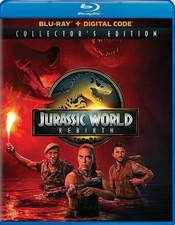 Jurassic World Rebirth Blu-ray, 2025 With Slipcover. No Digital.