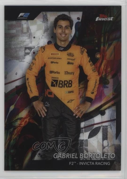 2024 Topps Finest Formula 1 Common Gabriel Bortoleto #28 1i3m