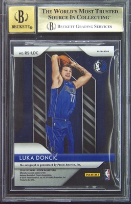 2018-19 PANINI PRIZM ROOKIE SIGNATURES SILVER LUKA DONCIC RC BGS