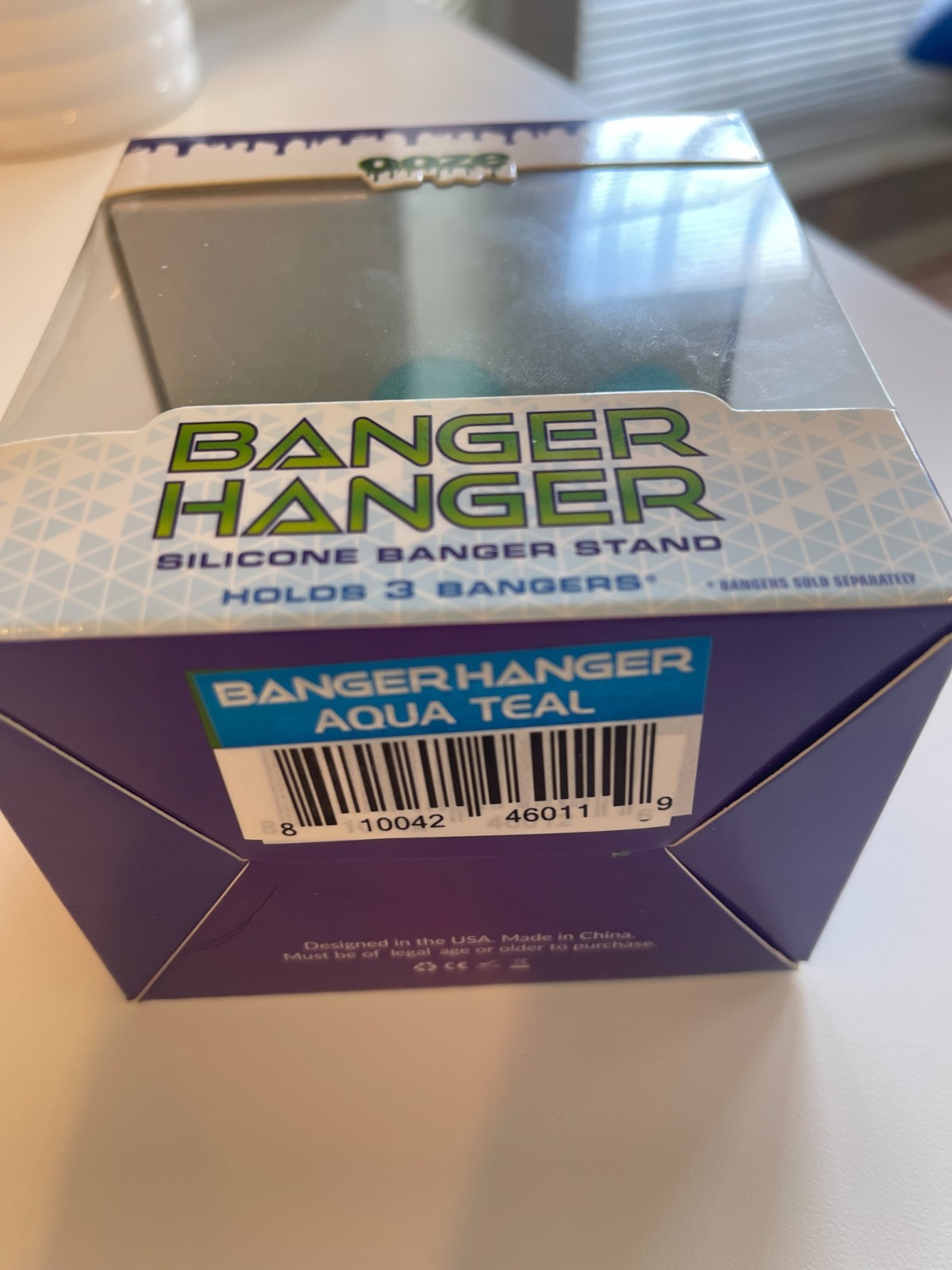OOZE Banger Hanger Silicone Banger Stand – Aqua Teal - New in Box