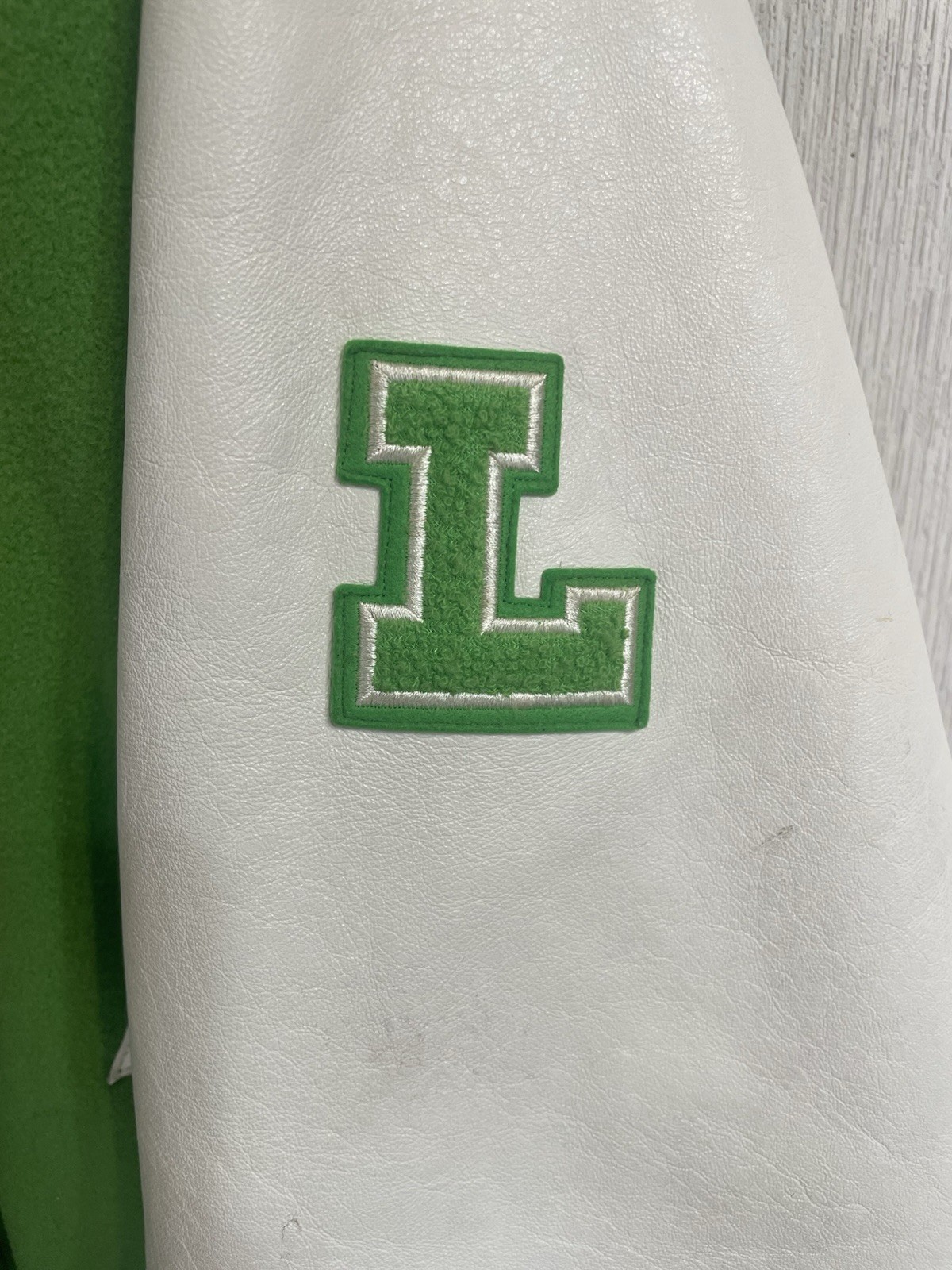 LACOSTE Vintage Varsity Jacket  Real Leather Sleeves  Size 5(L-XL) image 4