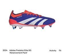 IF6323 Men  s 10 adidas Predator Elite Soft Ground Boots Soccer Cleats