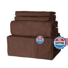 Marquess Flannel Sheet Set - Sheet Easy Care Ultra 4-Piece Collection