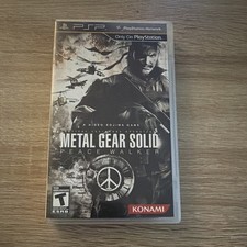 Metal Gear Solid: Peace Walker Sony PSP 2010 Complete CIB Black Label