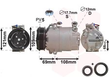 Kompressor, Klimaanlage VAN WEZEL 3700K317