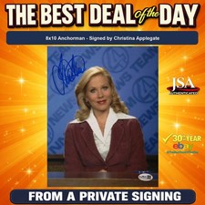 Christina Applegate Signed 8x10 Photo Anchorman JSA COA Private Signing