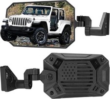 JOYTUTUS Mirrors Doors Off Compatible Wrangler JL Gladiator JT, Black
