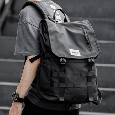 Waterproof Capacity Travel Backpack SchoolBag outdoor Men Expandable Mochila