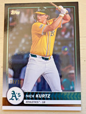 2026 Topps Series one Flagship Nick Kurtz black /10 #83 , SSP , A's , ROY